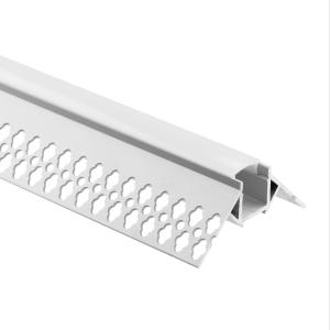 China Downy Lamp light Plaster in Recessed LED Profile 53*15mm Drywall Gypsum V Shape wholesale