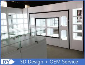China Lacquer Finished Store Jewelry Display Cases / Jewellery Shop Display Counters wholesale