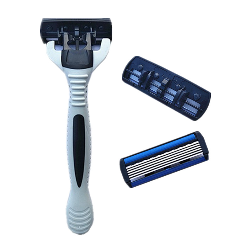 3-6 Blades Disposable Face and Body Hair Removal Razor Pack for Women with Razor Head Refills