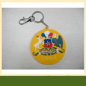 China High quality garment pvc rubber keychain also silicone Keychain wholesale