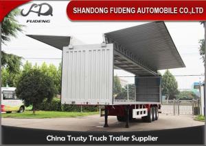 China Mechanical Side Wall 3 Axles 60T 40Ft Cargo Box Trailer wholesale