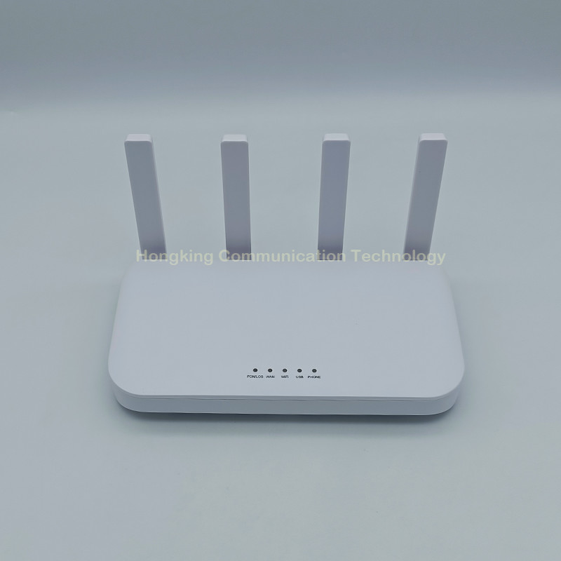 HG3110AX-XG WIFI6 ONU 4 Antenna 2.5Ge 3Ge 1POTS USB AX1800 10G GPON ONU xgpon xgspon ONT modem