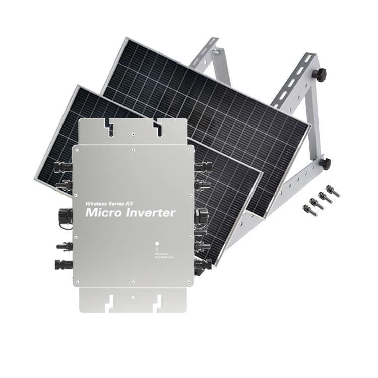 Cable Bracket 2800w Solar Panel Inverter 230V IP67 Micro Grid Tie Inverter