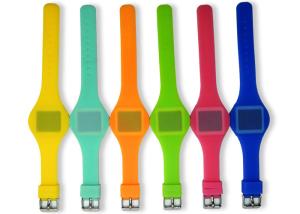 China Candy colors Children's Electronic Silicone Watch LED Touch Cartoon Watch Promotion Custom Gift Cartoon wholesale