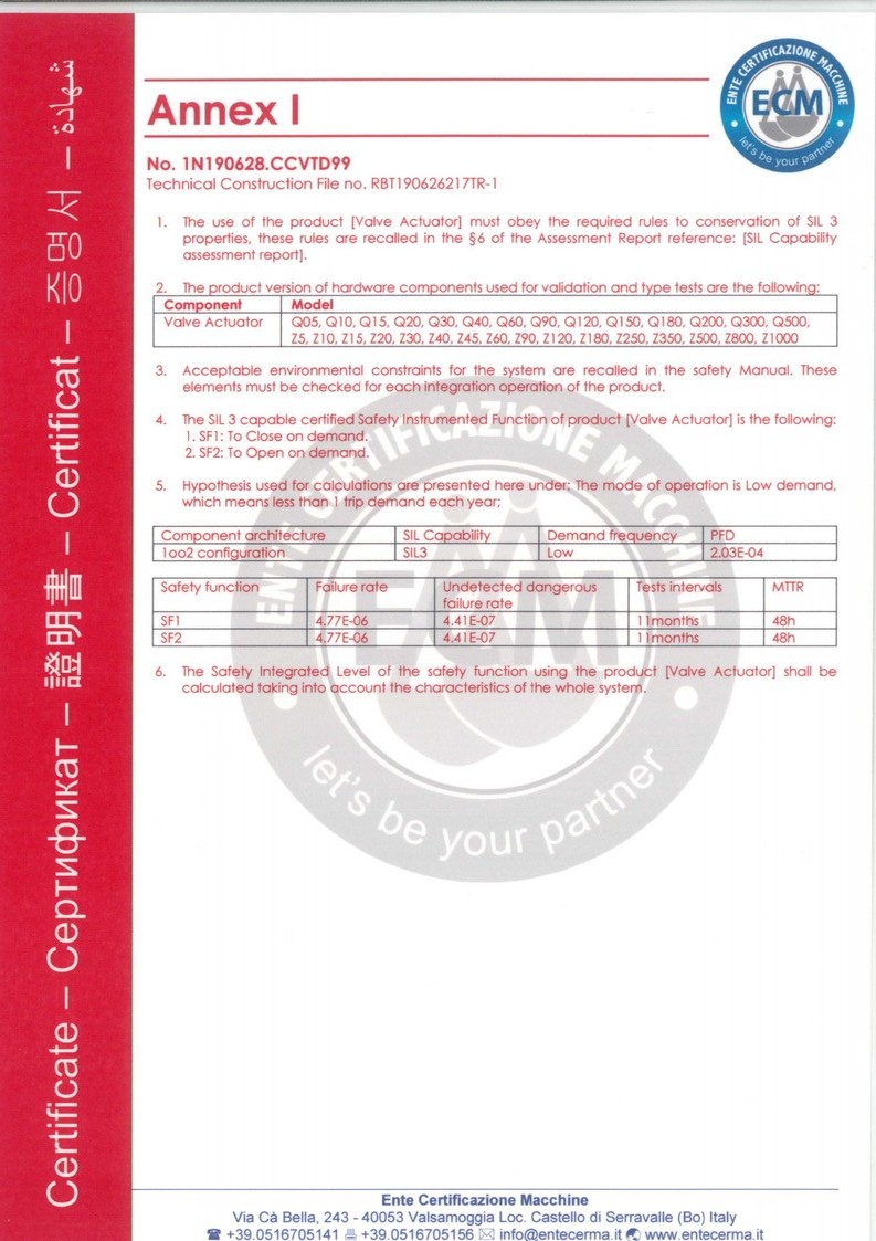 ODM Electric Part Turn Actuator 5000NM Explosion Proof Electric Actuator