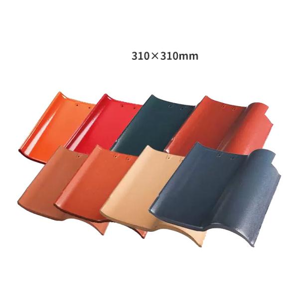 Residential Roof Sheet Matte Ceramic Roof Tile Spanish Style Villa Roofing