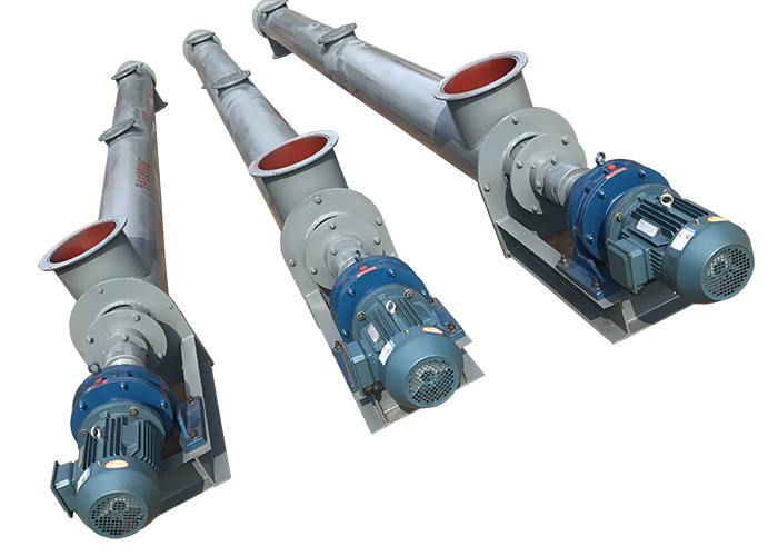 Smooth Running 20 Inclined Degree Tubular Screw Conveyor Transfer Powder