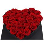 Forever Luxury Preserved Roses , Flower Heart Box For Wedding Gift