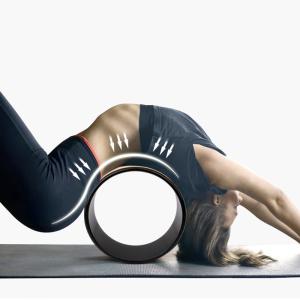China Comfortable Dharma Yoga Prop Wheel For Inversions Backbends Back Pain wholesale