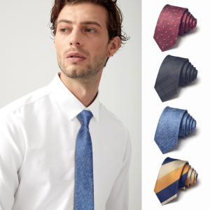 China Average Size Tie Custom Striped Fashion Classic 100% Polyester Woven Men's Gravata wholesale