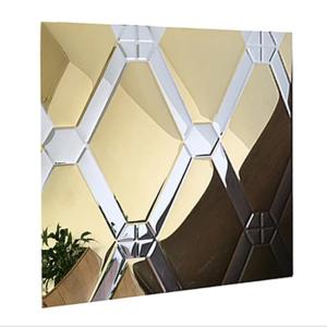 China PVD Coated Color Stainless Steel Sheet 3D Punching 304 Mirror Finish SS Sheet wholesale