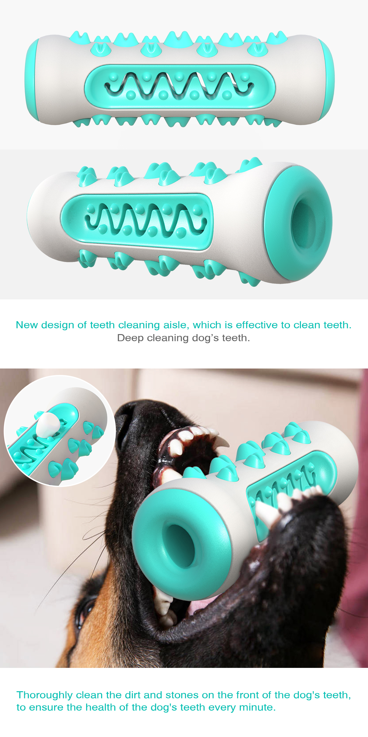 Multicolor Healthy TPR Cute Pet Toys Pet Dog Molar Stick Toy