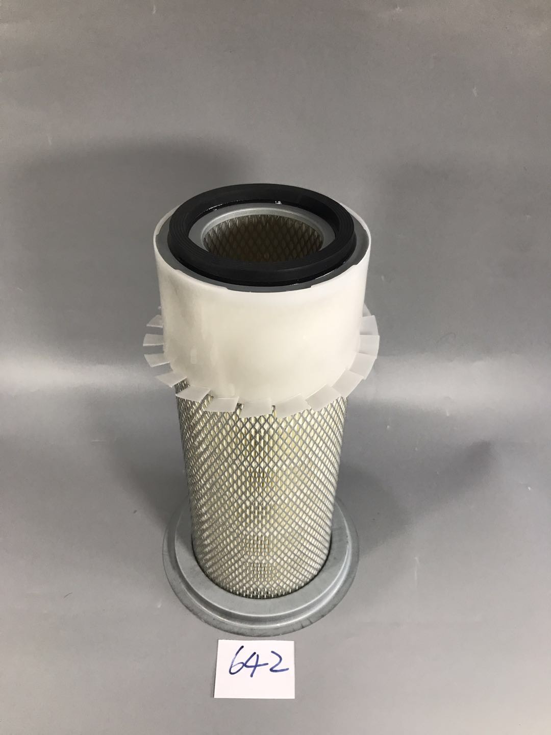 HD512-2 3 Excavator Air Filter High Filtration Precision Standard Size 380 Mm Height