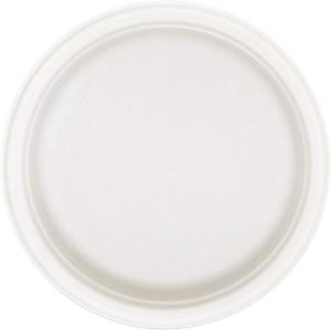 China Round Kraft Paper Plate Freezable Waterproof For Party Dinnerware wholesale
