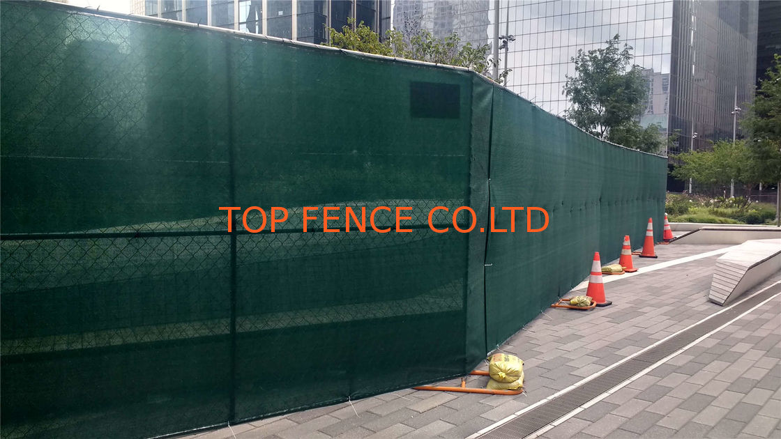 6' Height x 12 ' Width Temporary Chain Link Fence For Construction Security also available 8ft x 12ft cross brace