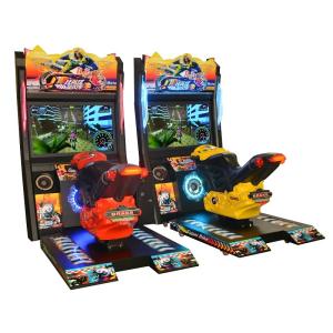 China 2 Players Car Racing Game Machine Motorbike Biker Racing 220*140*210cm wholesale