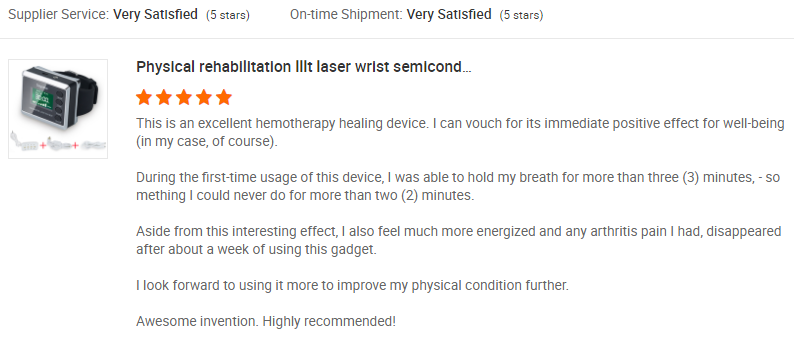 1600mah Acupuncture Laser Therapy Wrist Watch For High Blood Pressure Blood Sugar