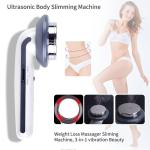 3 in1 Ultrasound Cavitation EMS Body Slimming Massager Weight Loss Anti