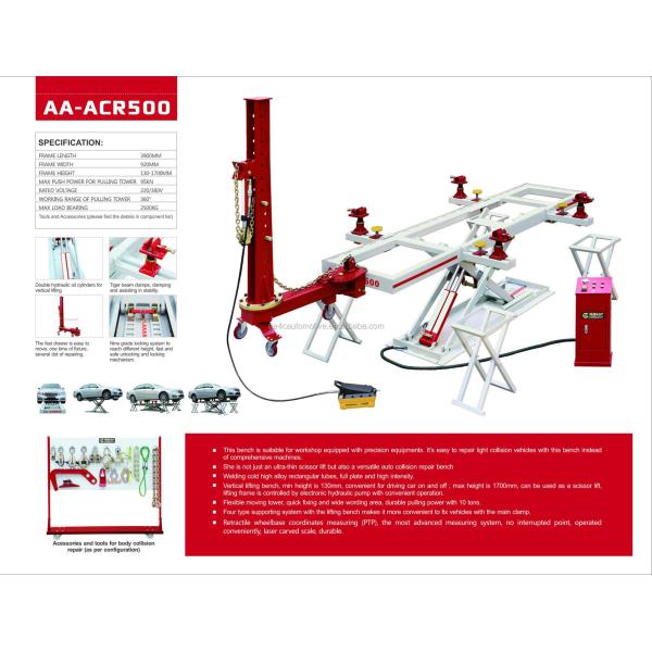 Auto frame rectifier car chassis straightener auto collision repair system mini car bench AA-ACR500