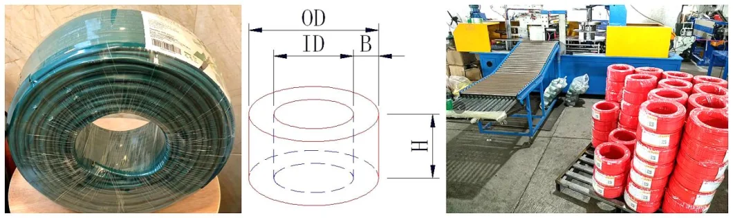 Heat Shrink Hollow Type Cable Packaging Machine Full Automatic Cable Coiling Machine with Robotic Arm