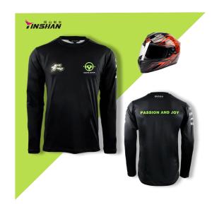 China 100% Polyester Quick Dry Long Sleeve Off Road Dirt Bike Motocross Racing Shirts Printed wholesale