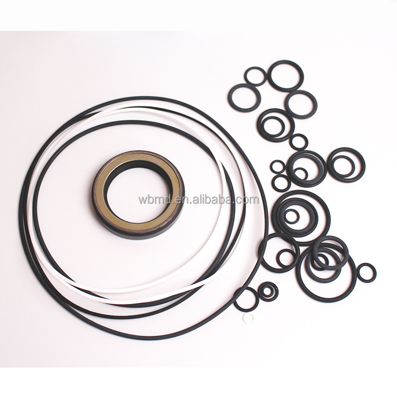 Nbr Rubber Excavator Hydraulic Pump Seal Kit 85shore Repair Seal Kit