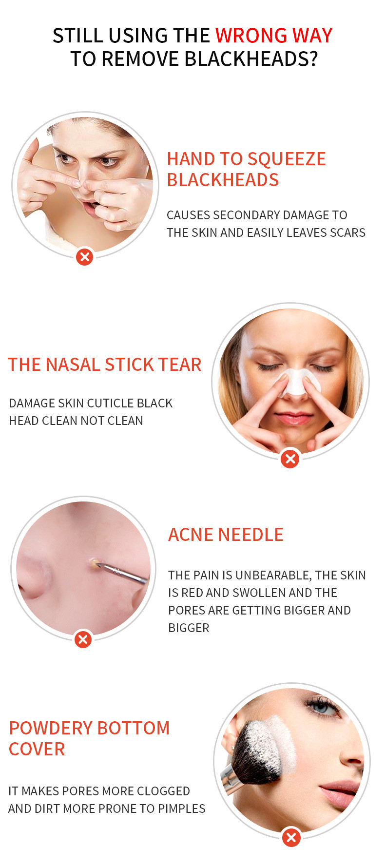 Heat Cold Compress 1200mah Electronic Vacuum Blackhead Remover