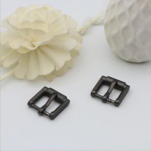 China Wholesale matte gunmetal color 14.5 mm removable metal belt pin buckle for leather wholesale