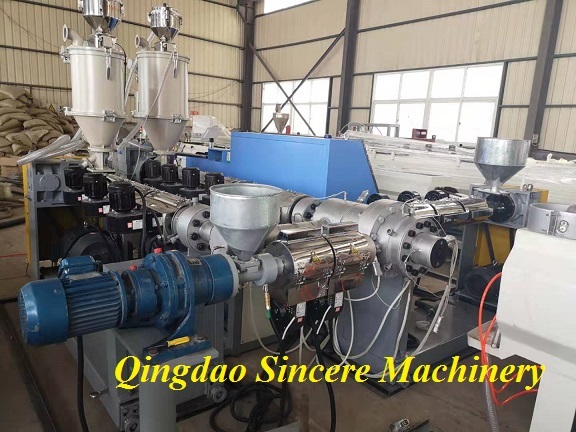PP PPR Single Layer Plastic Pipe Extrusion Line Composite Corrugated Pipe Making Machine
