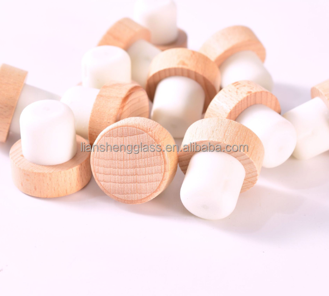 Non Spill Wooden Wine Bottle Stoppers T-plug Corks Bottle Cap Red Wine Stopper Corks