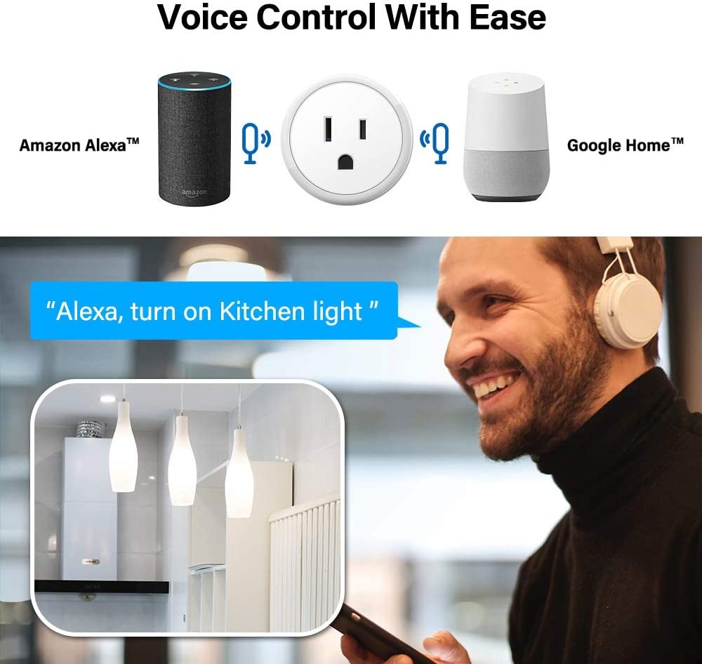 US Wireless Alexa Wall Socket 220v Remote Control Your Home Appliances from Anywhere
