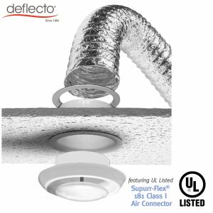 China HVAC Air Vent Kit Ceiling Air Diffuser Set Flexible Metal Exhaust Hose Air Outlet wholesale