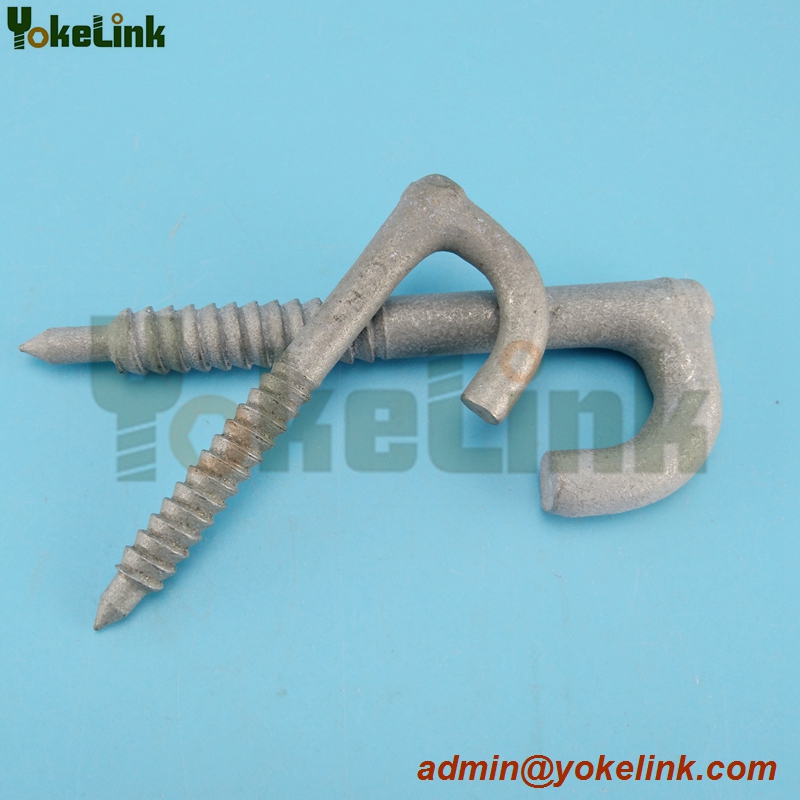 Steel Drive Hook Hot dip galvanized to meet ASTM Specification A153