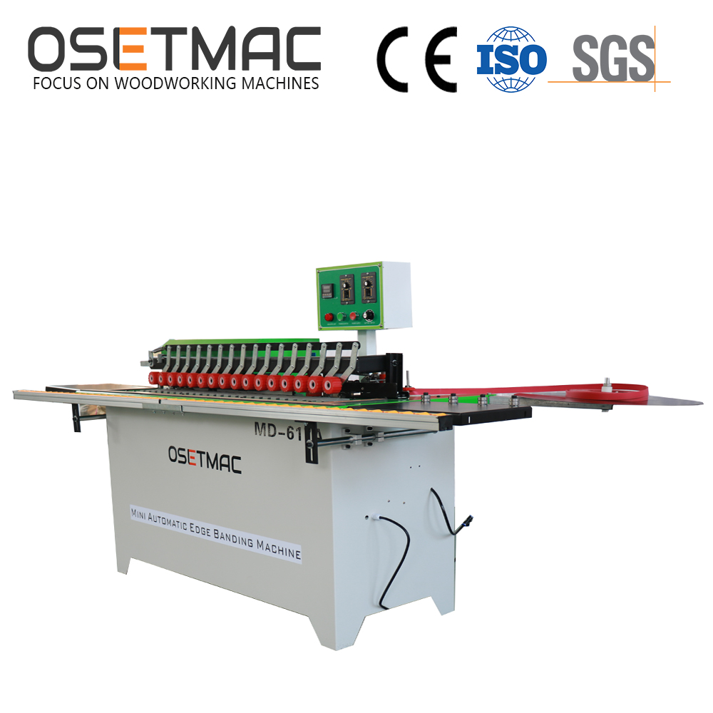 14m/min Panel Feed Speed OSETMAC MD-617A PVC MDF Melamine Manual Edge Bander for Woodworks