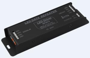 China IP40 2CH Black LED Power Repeater With 2 Channel WW / CW Lighting Control wholesale
