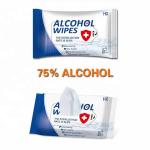 Anti-Bacterial Disposable Sanitizing Cleaning 75% Ethanol Disinfecting Wet Wipes