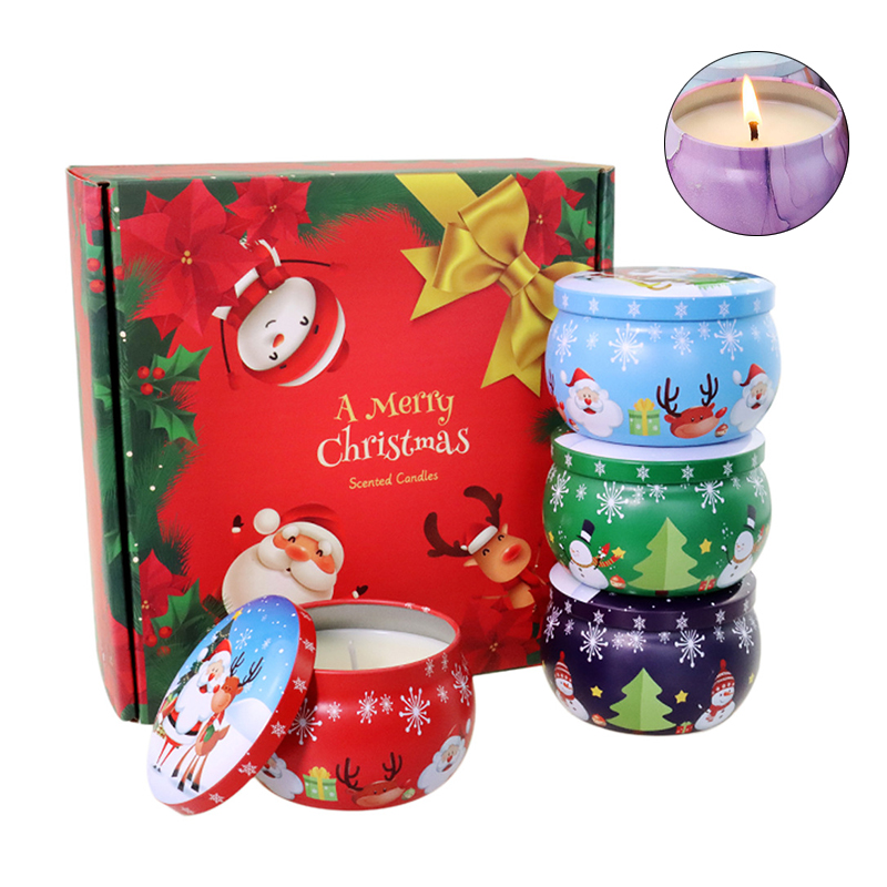 Tin Scented Soy Tea Light Candles Aromatherapy Type 15hours Burning