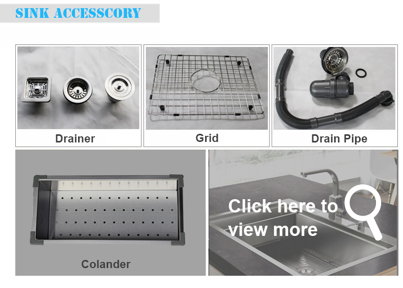 Household Double Bowl Undermount Stainless Steel Kitchen Sink No Faucet / Undermount Kitchen Sink