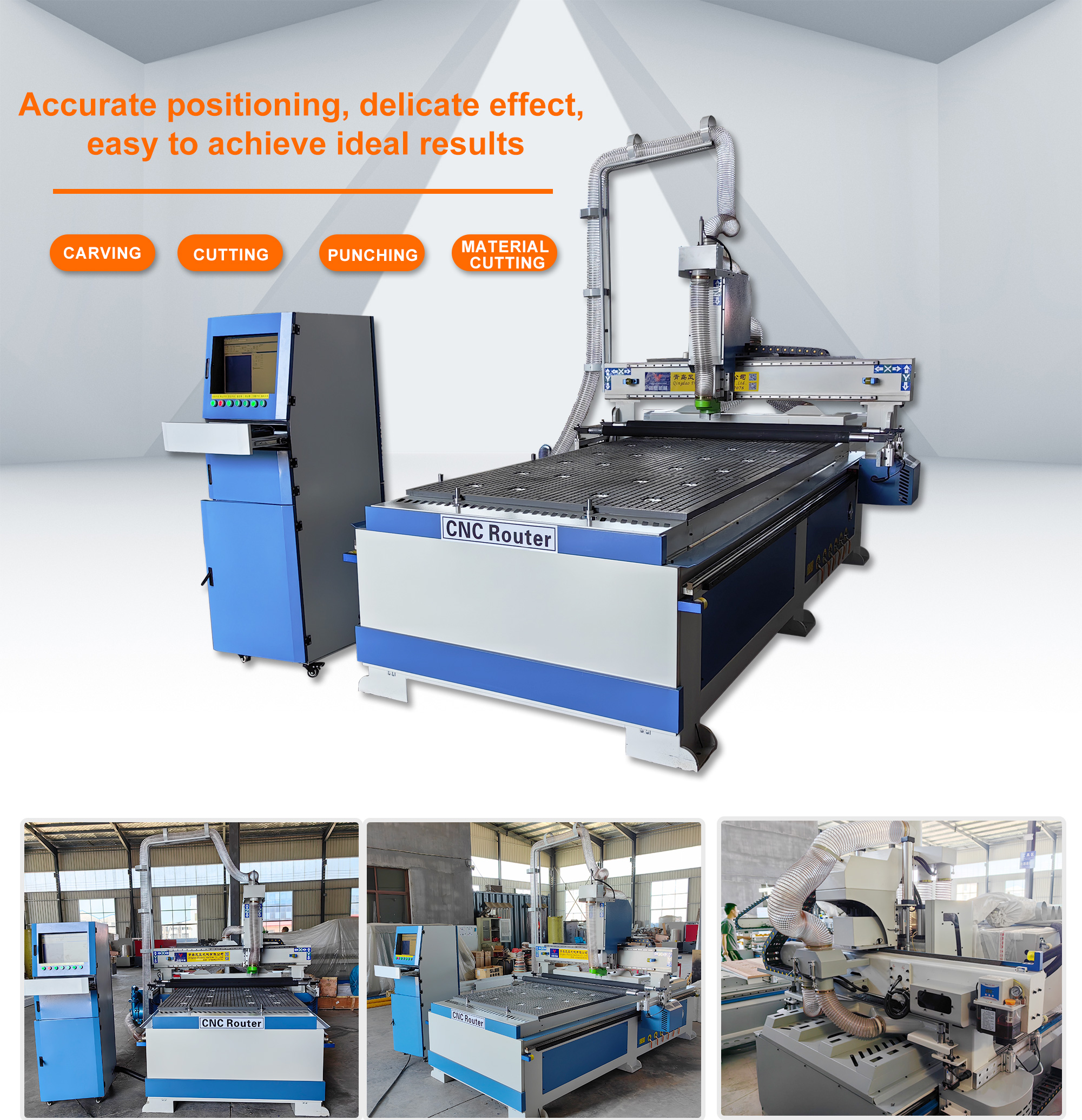 PK1325 CNC Furniture Making Machine Cutting Engraving Drilling for Furniture Cabinet