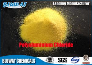 China Bluwat Chemicals Polyaluminium Chloride PAC Flocculation Light Yellow PH 3.0 - 5.0 wholesale
