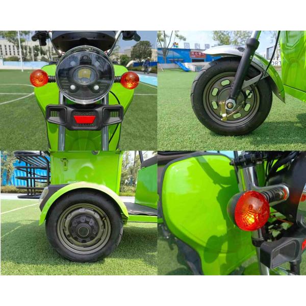 Double Row Small Household Elderly Pick Up Leisure Electric Tricycle