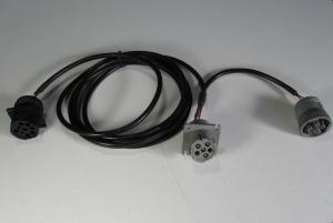 China J1708 Deutsch 6-Pin Male to 9-Pin J1939 Male and J1708 Female Splitter Y Cable wholesale