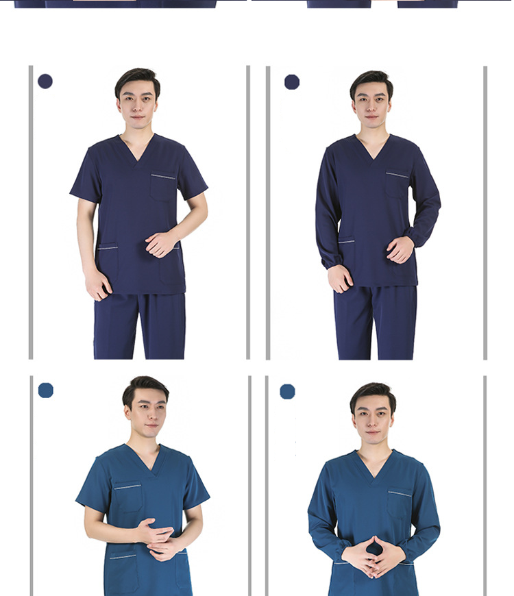 100% Cotton Nursing Scrubs Soft Eco-Friendly Recycle Pre-Sale Uniform Sets for Women