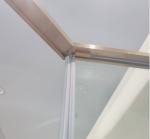 SUS304 Gold Shower Door Frame Rust Resistance Stainless Steel Profile