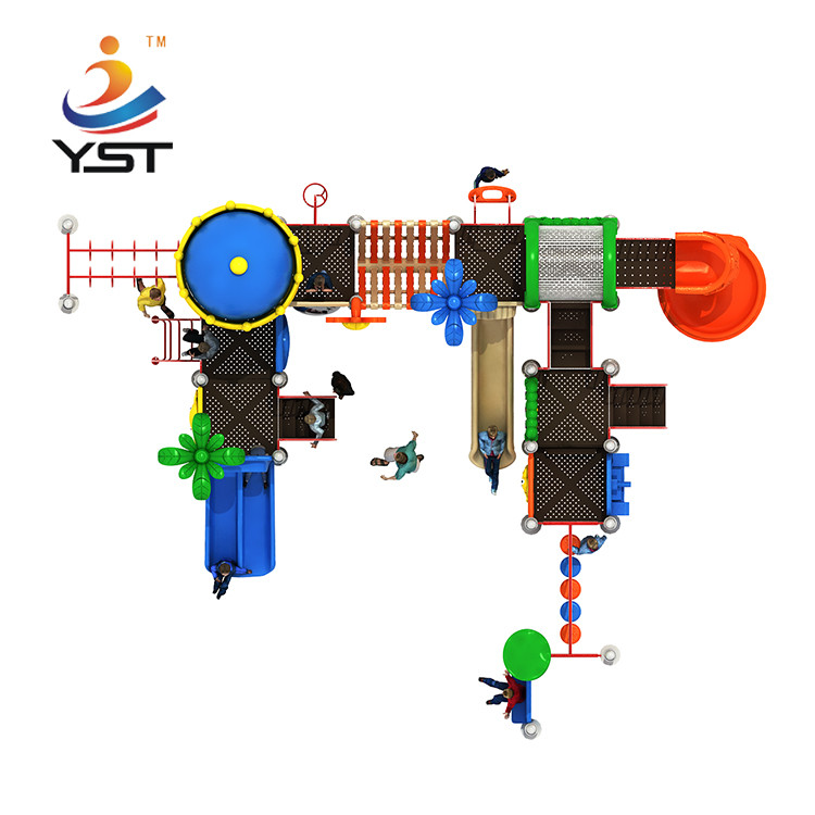 Commercial Kids Playground Slides Customized Park Outdoor Entertainment Equipment