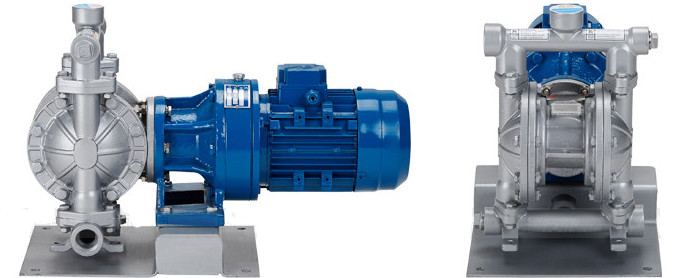 Dn20 Air Driven Diaphragm Pump Pp Housing Material For Chemical Transfer