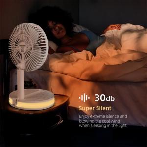 China HEBRONFAN Battery Operated Table Top Fan Removable for Bedroom wholesale