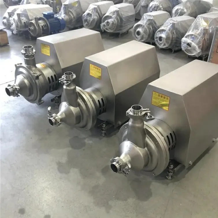 Sanitary Self-Priming Pump for Food Grade Safety Structure Water Media
