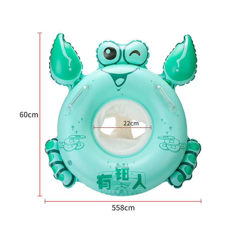 Unisex Age Range 2-4 Years Swimming Pool Float Ring Tubes with Rollover Prevention Tube