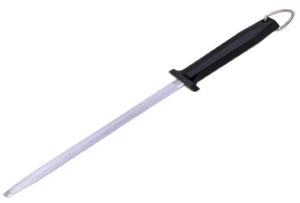 China Eco - Friendly Butcher Diamond Steel Sharpening Rod With Carbon Steel Material wholesale